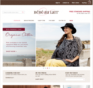 bebe au lait bebe au lait website screenshot