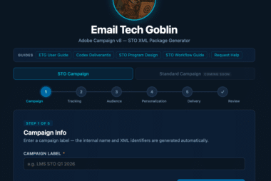 Email Tech Goblin Application Screenshot